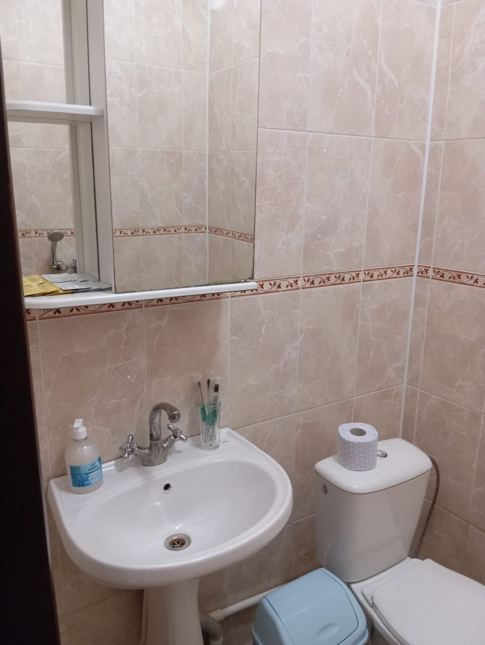 Ванная комната в трехместном номере