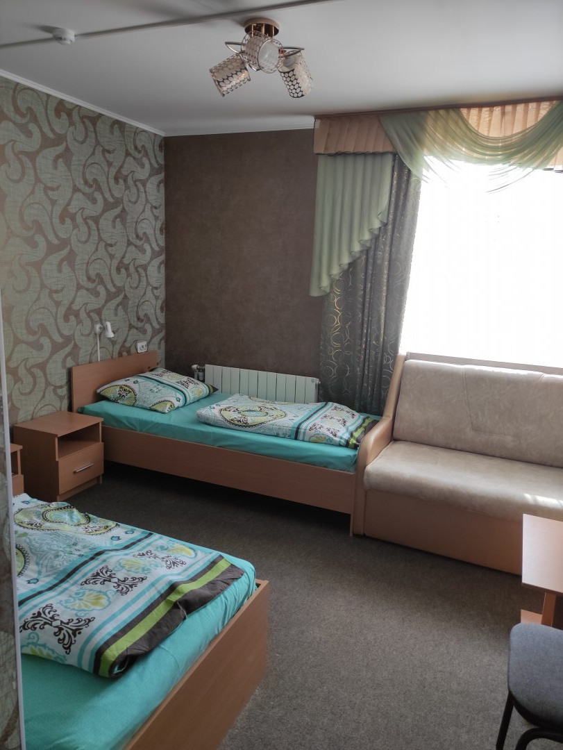 Двухместный (Двухместный номер с 2 отдельными кроватями улучшенный) гостиницы ВОЯЖ, Дубовка