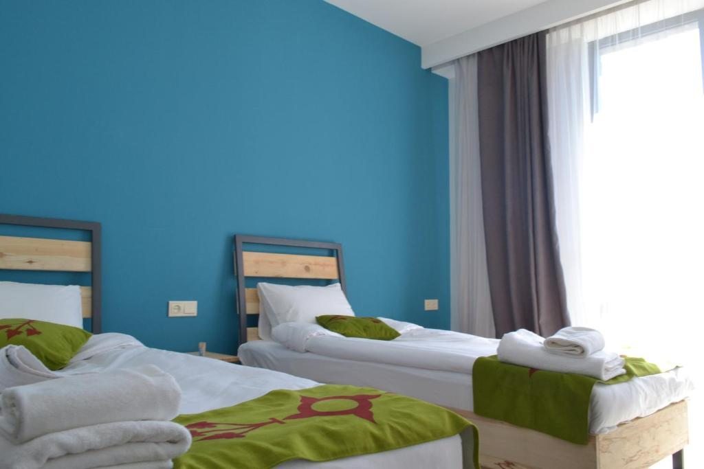 Двухместный (Стандартный двухместный номер с 2 отдельными кроватями и видом на горы) отеля Kaghni Hotel, Дсех