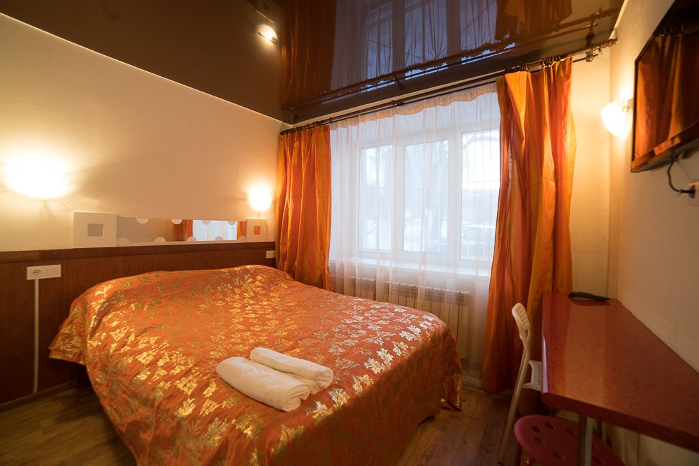 Двухместный (Двухместный номер с 1 кроватью и собственной ванной комнатой) отеля Бекетофф, Нижний Новгород
