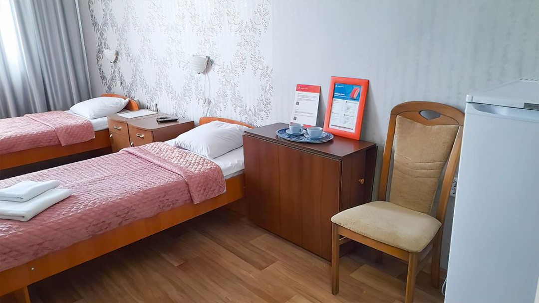 Двухместный (Койко-место в экономе 2-местном) гостиницы Smart Hotel KDO Липецк
