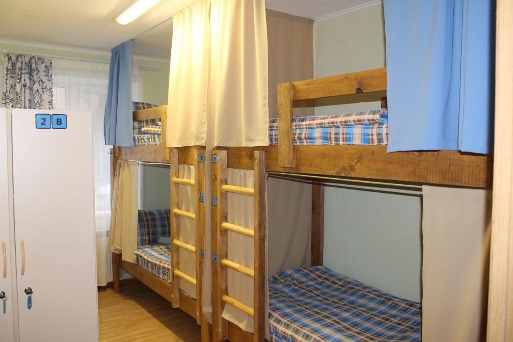 Номер (Спальное место на двухъярусной кровати в общем номере для мужчин и женщин) хостела Новый Город, Пермь