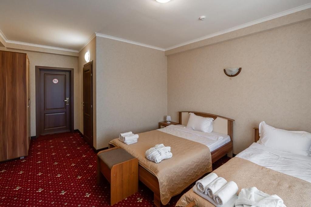 Двухместный (Двухместный номер с 2 отдельными кроватями и видом на озеро) гостиницы Ундина, Листвянка