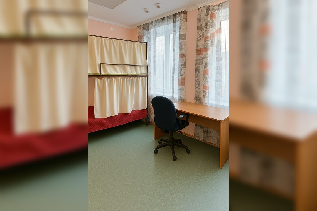 Четырехместный (Кровать в 4-местном общем мужском номере), Хостел Gorny