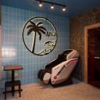 Сауна с выходом в открытый бассейн, Гостевой дом Deesa-hotel