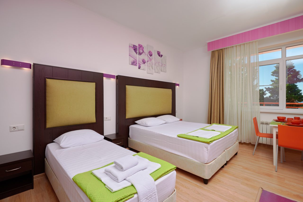 Трехместный (Семейный без балкона (3 СТ ББ)), Гостиница Диса