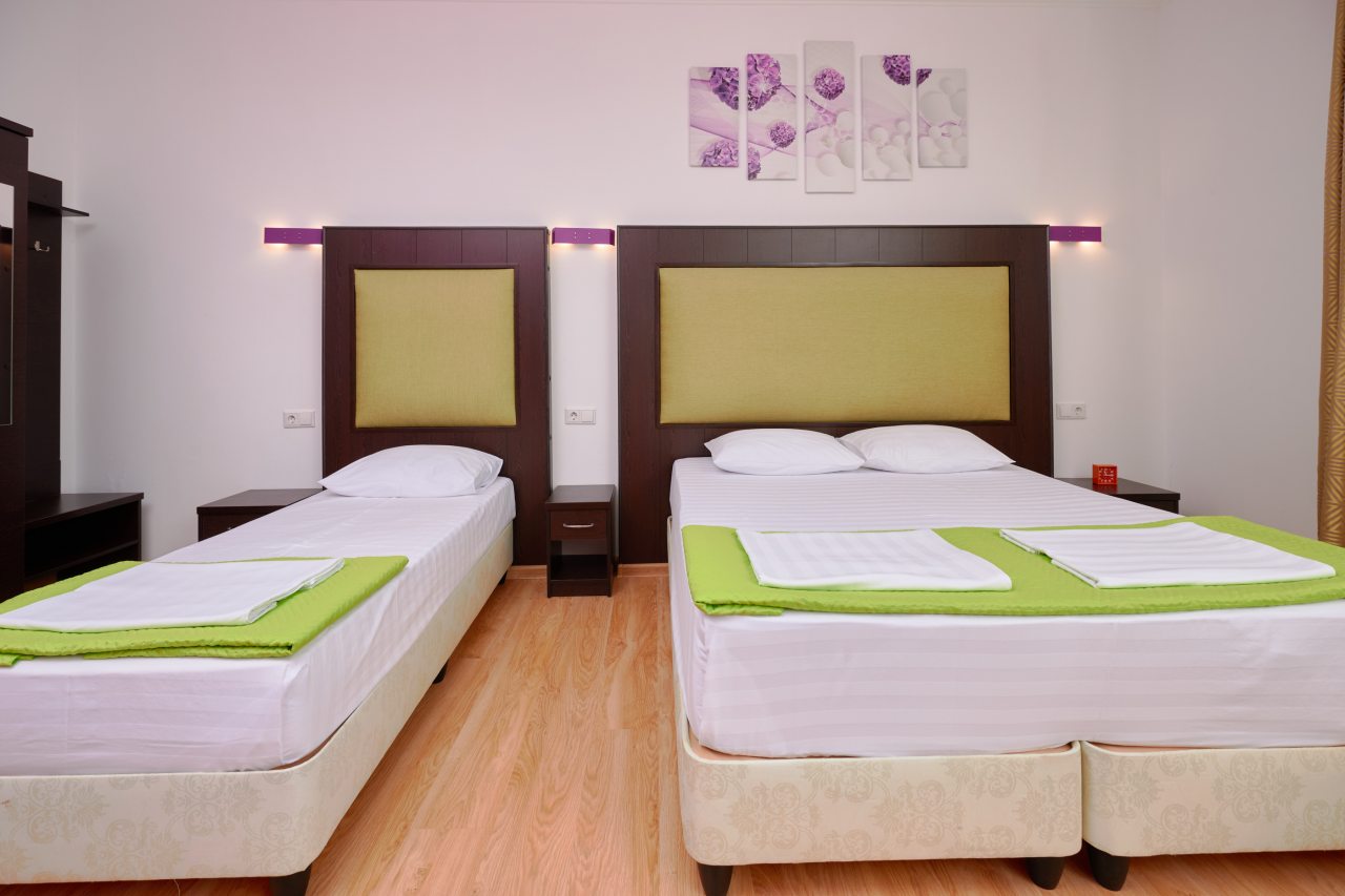 Трехместный (Семейный  с балконом  (3 СТ Б)), Гостиница Диса