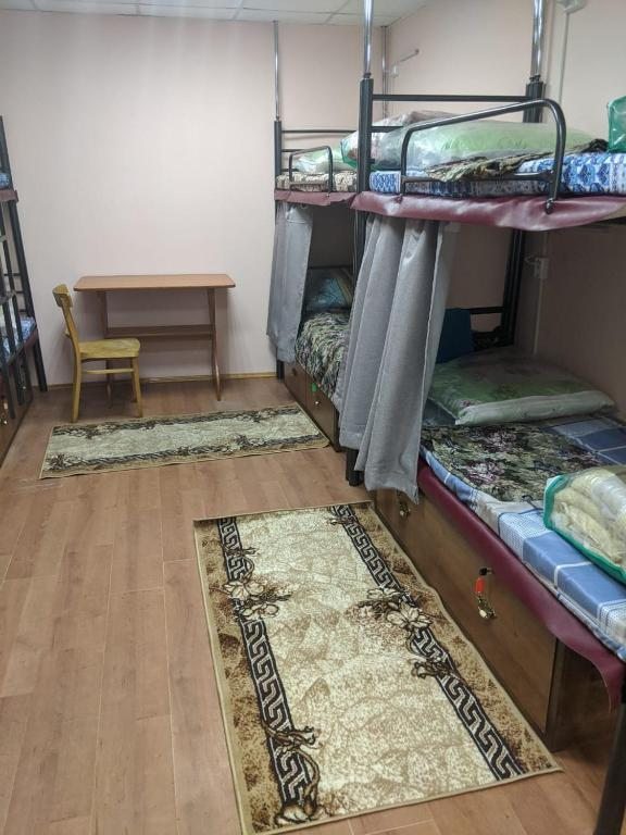 Номер (Односпальная кровать в общем номере для женщин) хостела На Ленинградской, Хабаровск