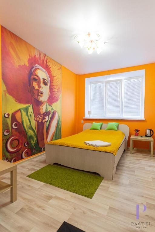 Двухместный (Улучшенный двухместный номер с 1 кроватью) мини-отеля Pastel на Архитектурной, Уфа