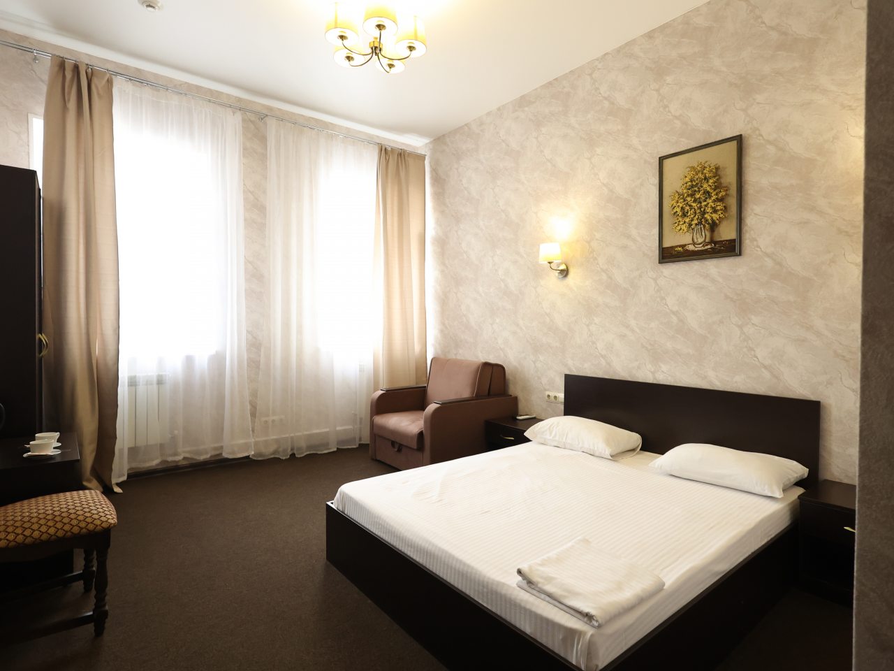 Двухместный (ЭКОНОМ с двуспальной кроватью), Отель Марлен