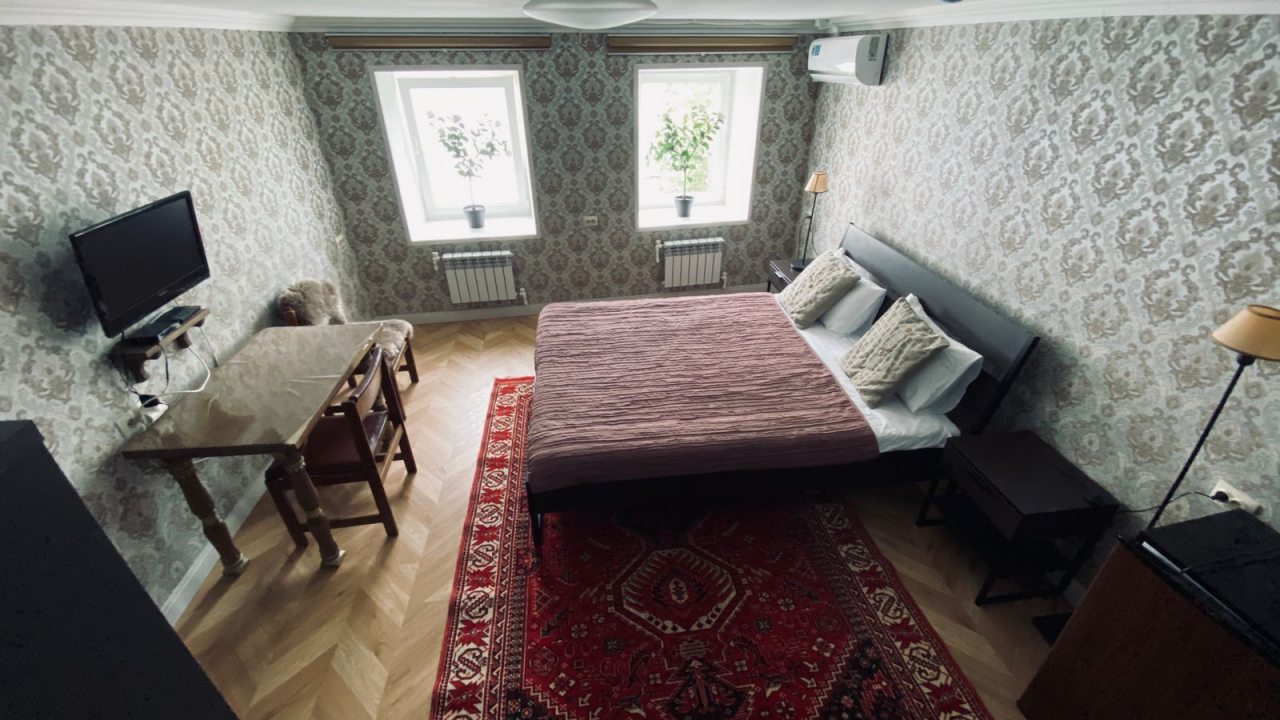Двухместный (Стандарт с одной двухспальной кроватью) отеля Казань Султан