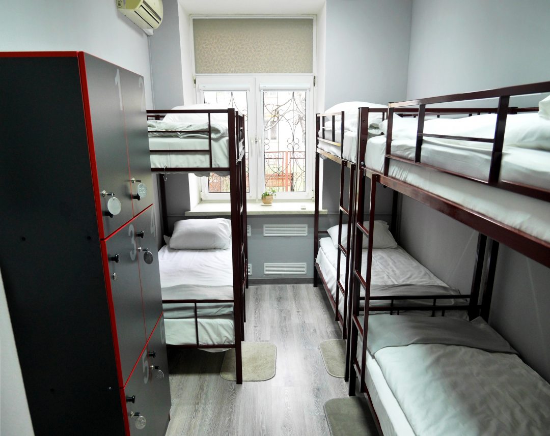 Шестиместный (Кровать в общем номере) хостела Берег, Москва