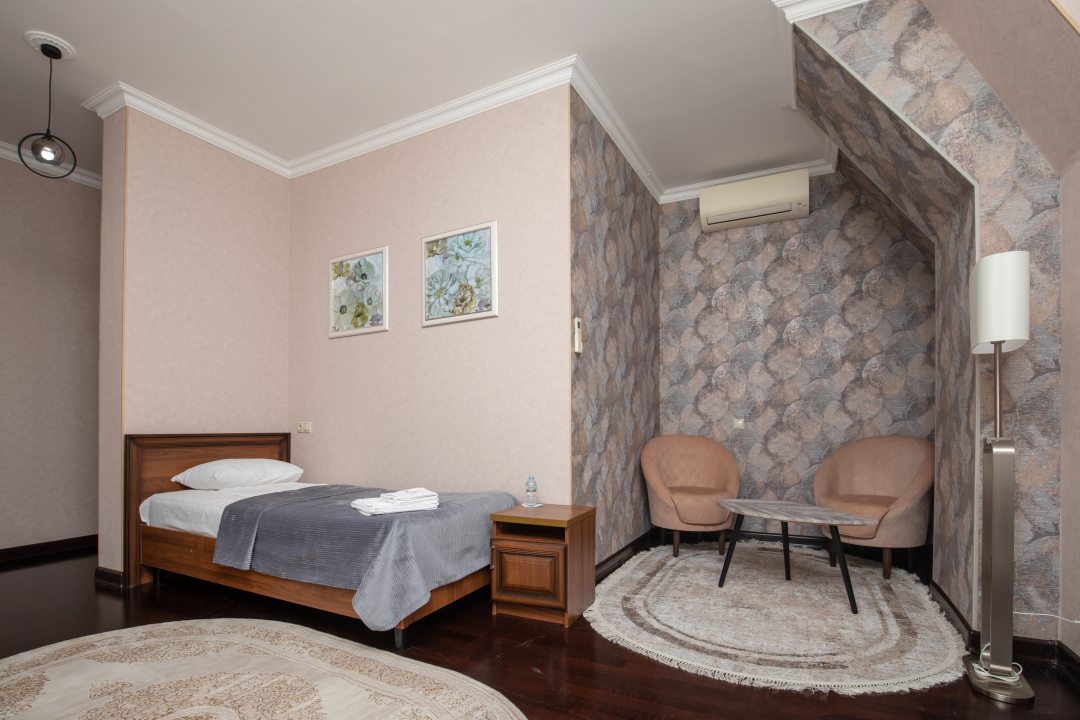 Двухместный (ПК 2-местный с раздельными кроватями) отеля Жемчуг, Сочи