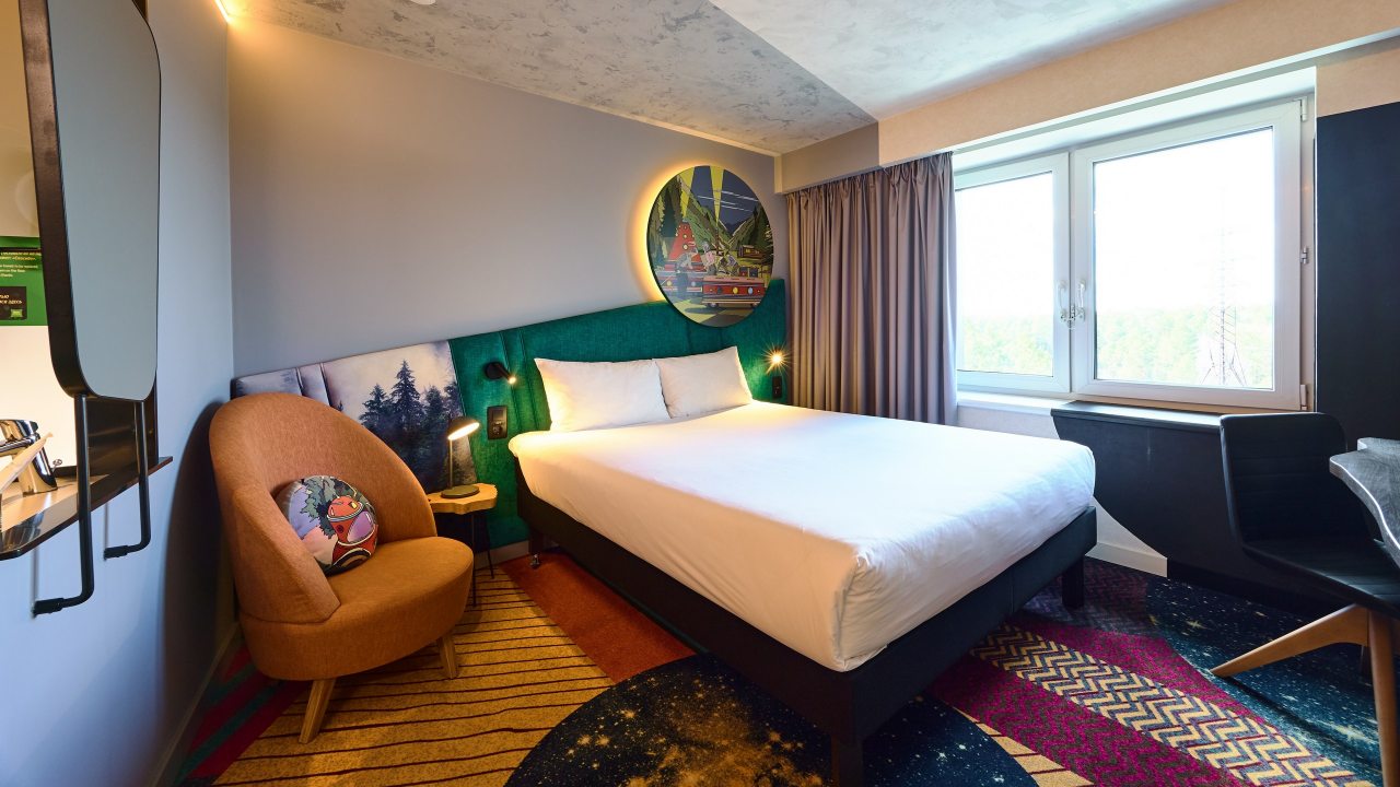Двухместный (Улучшенный с 1 кроватью), Отель ibis Styles Челябинск