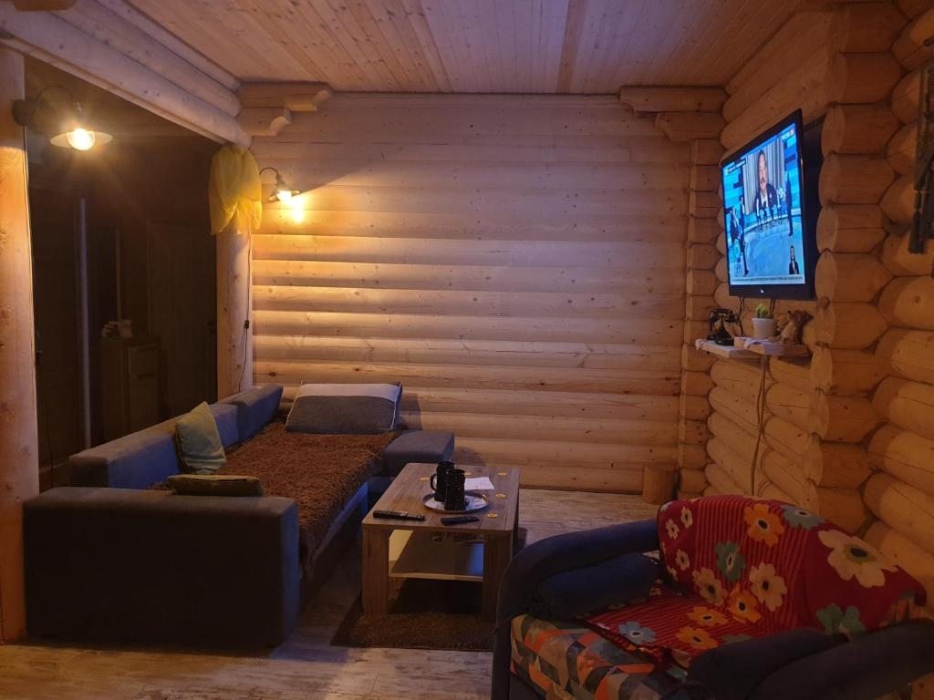 Номер (Дом с 1 спальней) дома для отпуска  Wooden-House near the Sea, Заостровье, Калининградская область