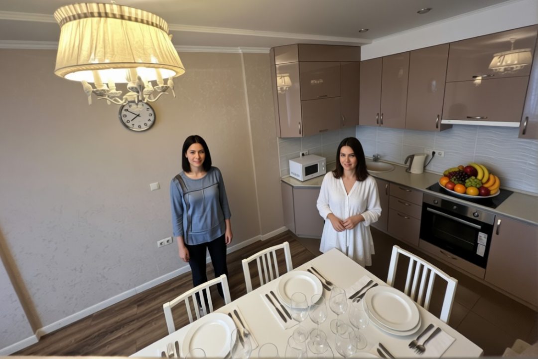 Люкс (Двухкомнатный Classic с видом на город), Апартаменты Clever House