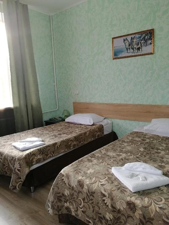 Двухместный (Двухместный номер с 2 отдельными кроватями и душем) отеля Луга