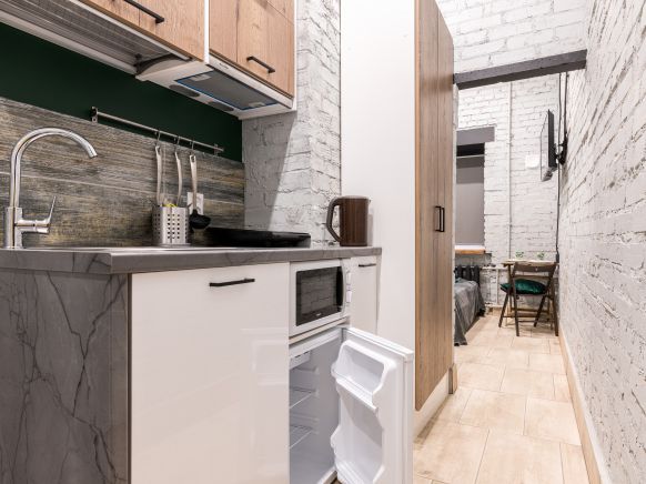 Фотография номера квартиры RentalSPb Apart-hotel on METALLOSTROY village