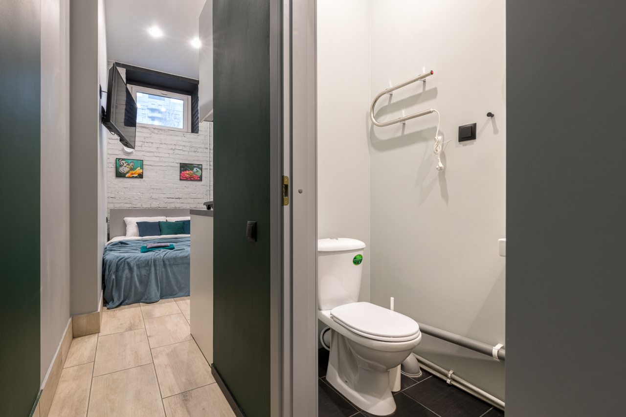 Студио (MLec), Апартаменты RentalSPb Deluxe room on Metallostroy