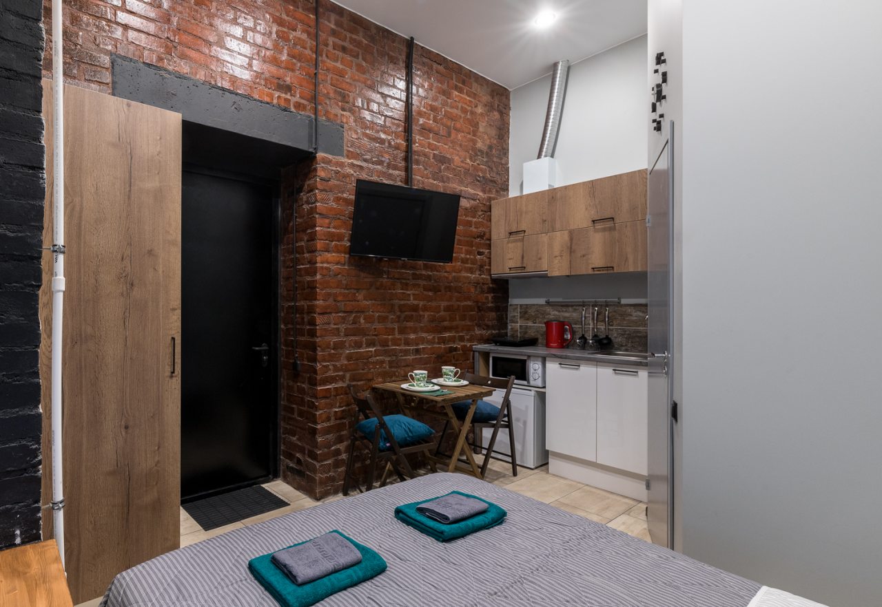 Студио (MLcf), Апартаменты RentalSPb Deluxe room on Metallostroy