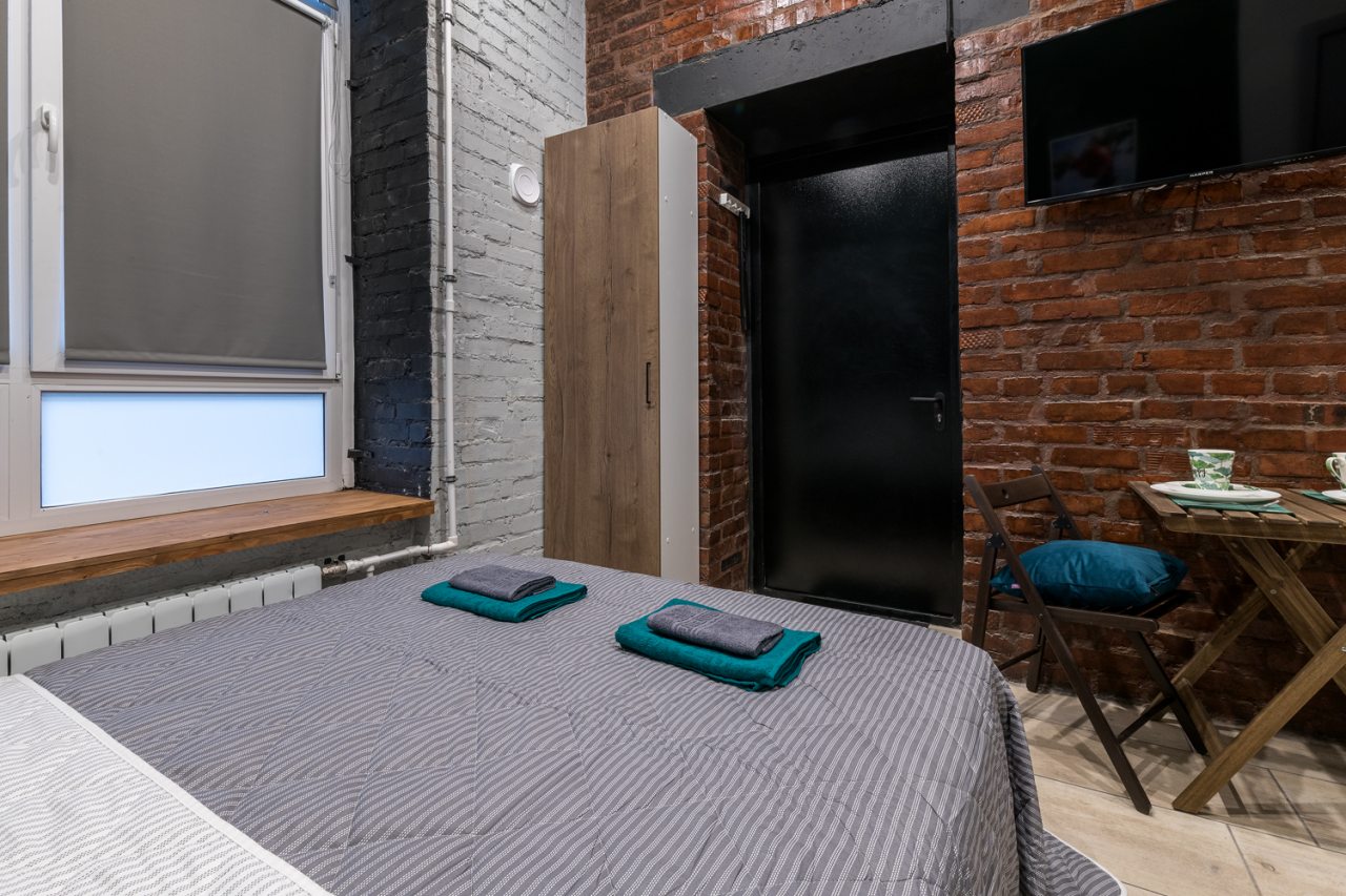 Студио (MLcf), Апартаменты RentalSPb Deluxe room on Metallostroy