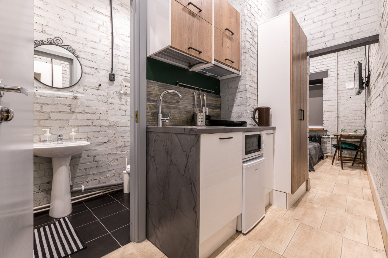 Студио (MLfm), Апартаменты RentalSPb Deluxe room on Metallostroy