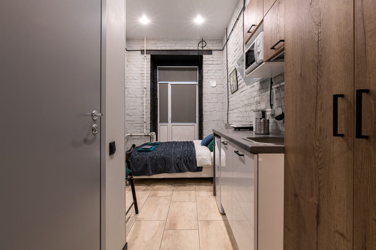 Студио (MLdlx), Апартаменты RentalSPb Deluxe room on Metallostroy