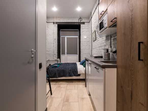 Фотография номера квартиры RentalSPb Apart-hotel on METALLOSTROY village