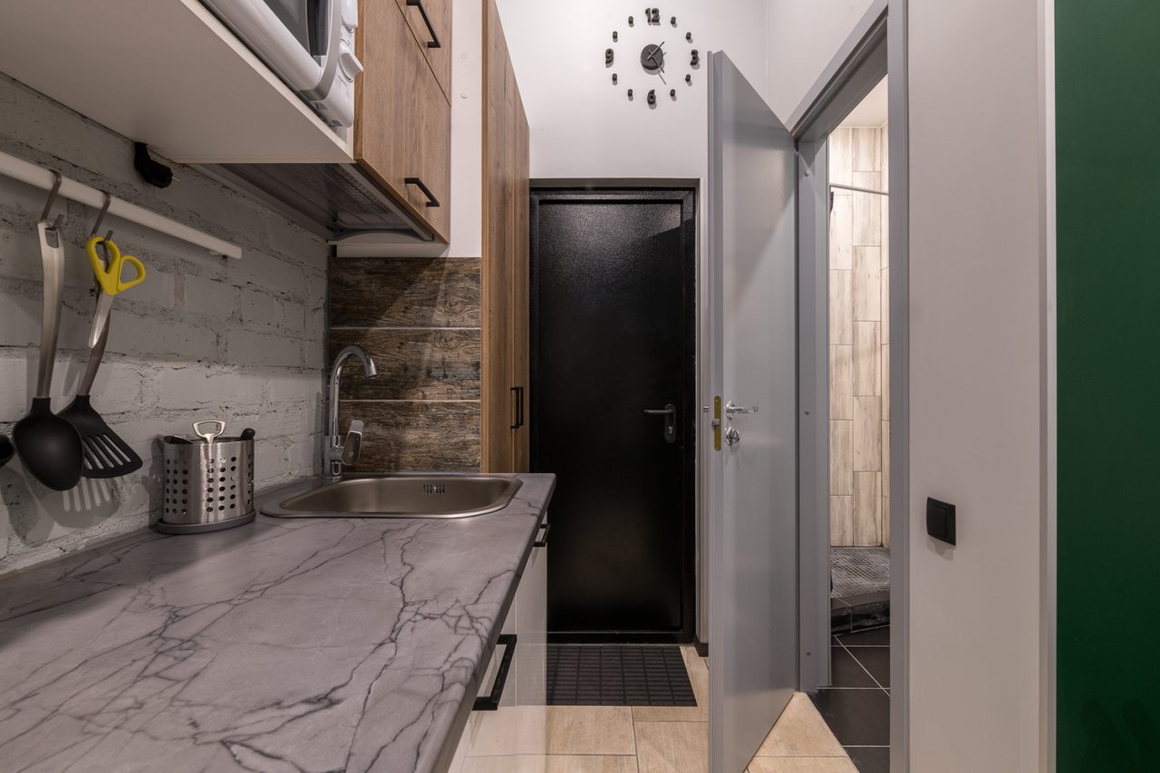 Студио (MLdlx), Апартаменты RentalSPb Deluxe room on Metallostroy