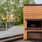 Терраса, Современный дом с бассейном в Нахабино