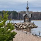 Коттедж (Tammiko Lampi (Лампи)), Tammiko дом в лесу у залива
