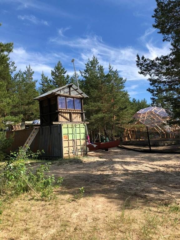 Двухместный (Двухместный номер с 1 кроватью и террасой), Кемпинг Wind hunters station