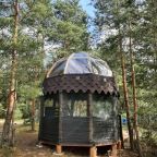 Двухместный (Двухярусный геокупол с беседкой), Кемпинг Wind hunters station
