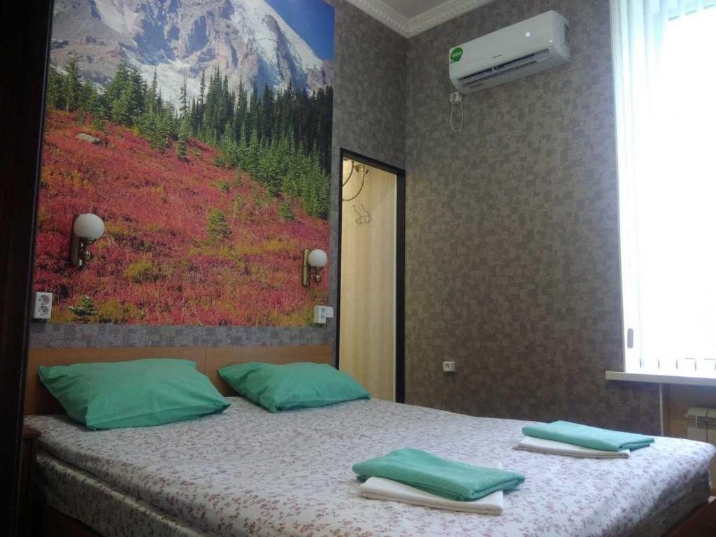 Двухместный (Бюджетный 2х местный номер с 1 двуспальной кроватью) мини-гостиницы Зодиак, Новочеркасск