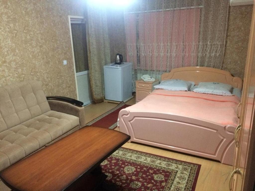 Двухместный (Двухместный номер с 1 кроватью или 2 отдельными кроватями и видом на море) отеля Красный Бак, Дербент