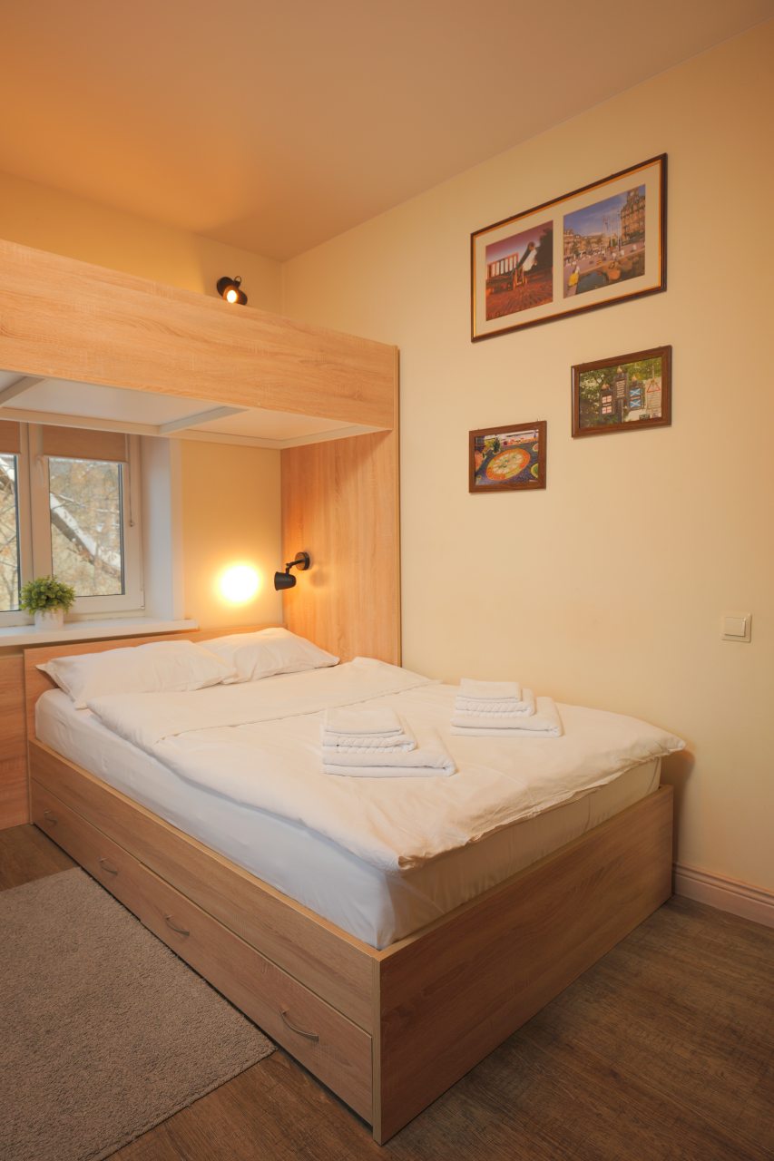 Номер с двухъярусной кроватью, кухней и сан.узлом