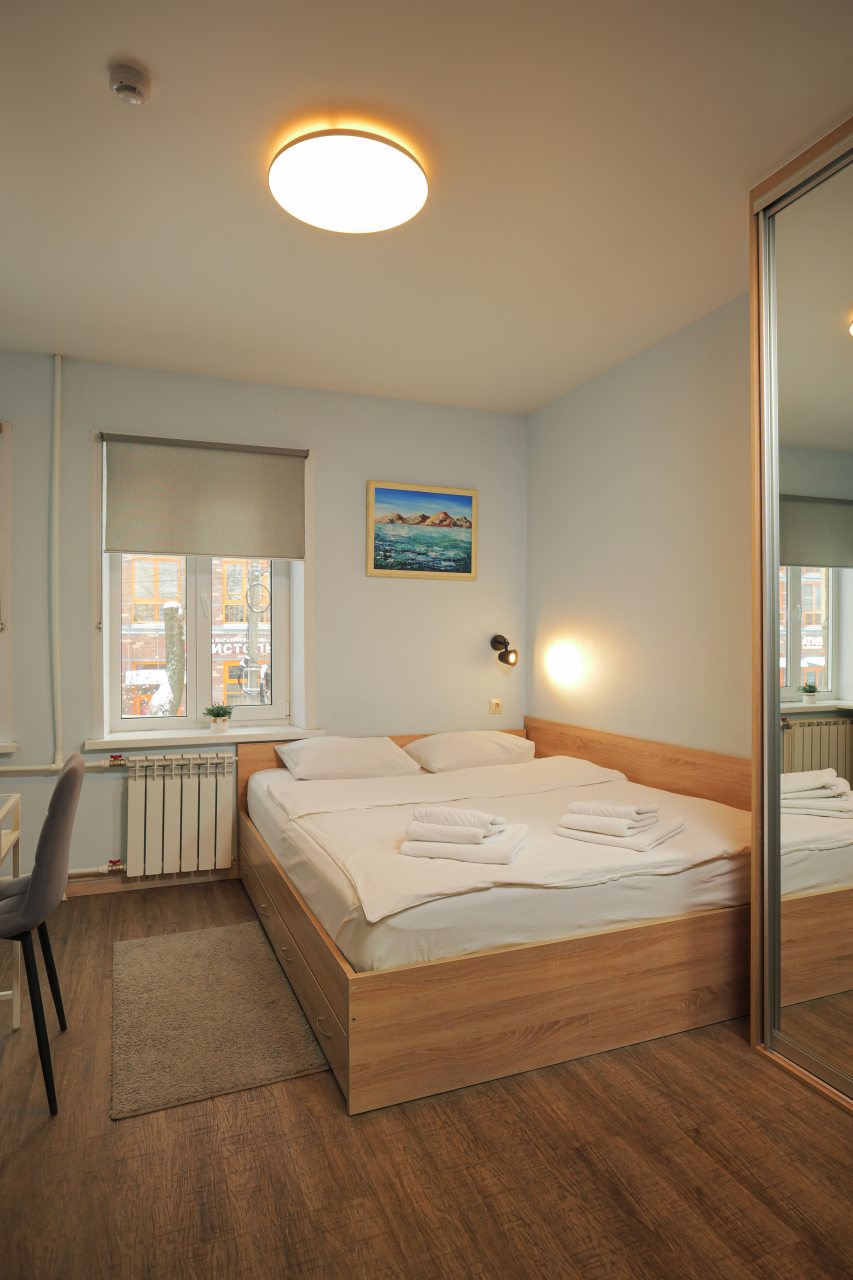 Номер с двухспальной кроватью и сан.узлом