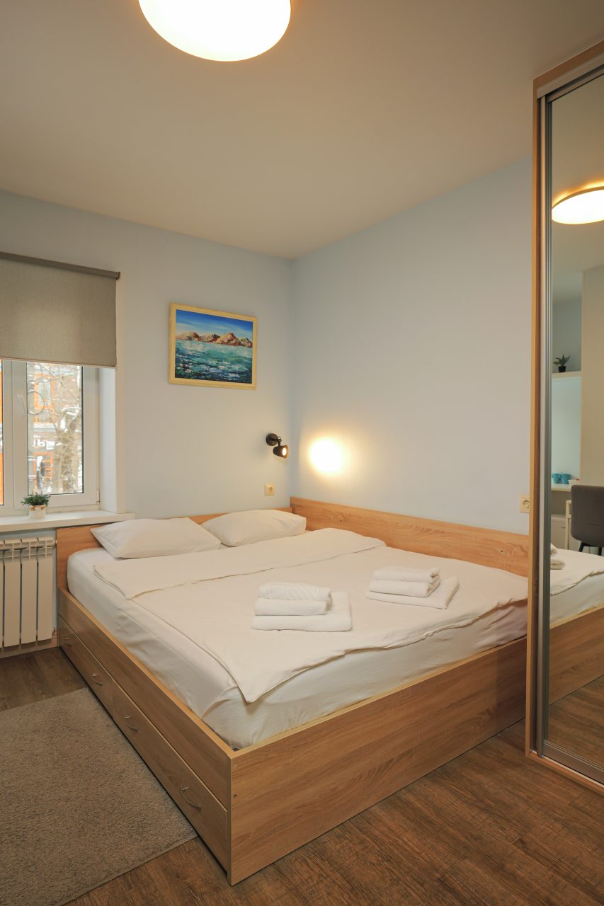 Номер с двухспальной кроватью и сан.узлом