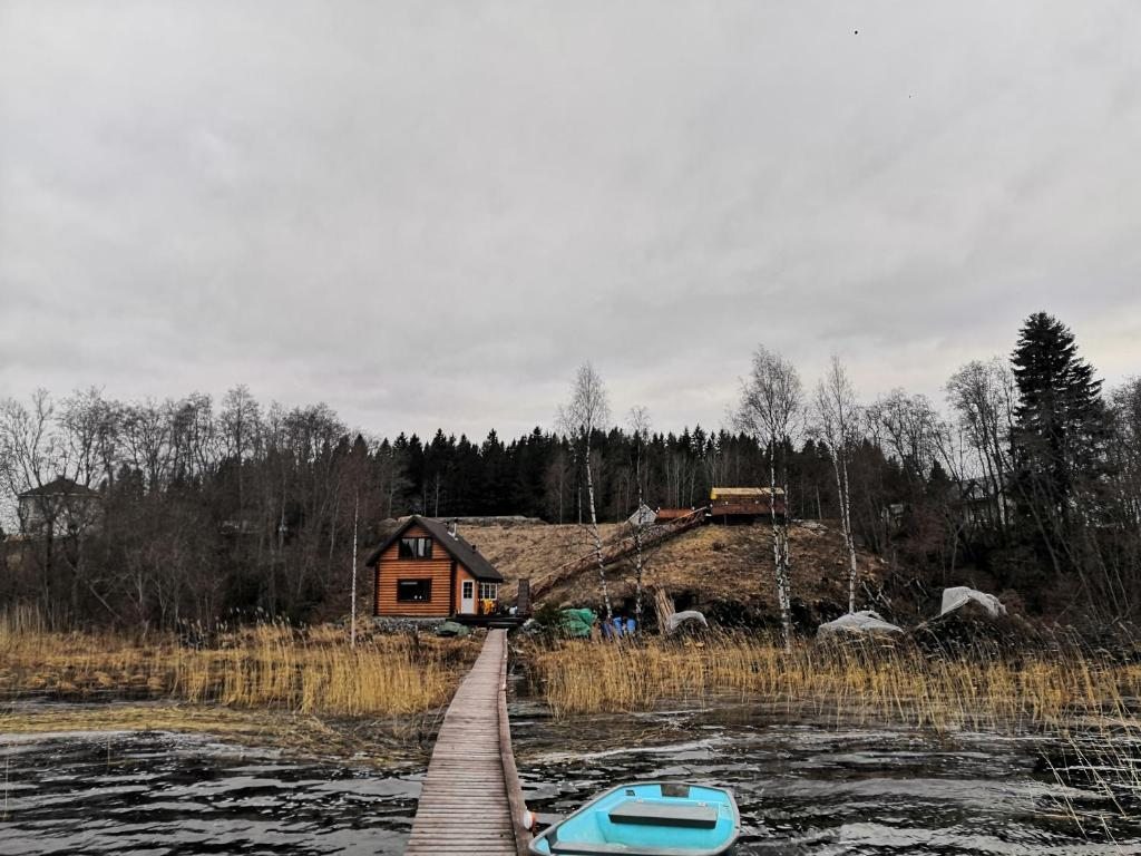 Номер (Дом с 1 спальней), Домик у озера с парковкой