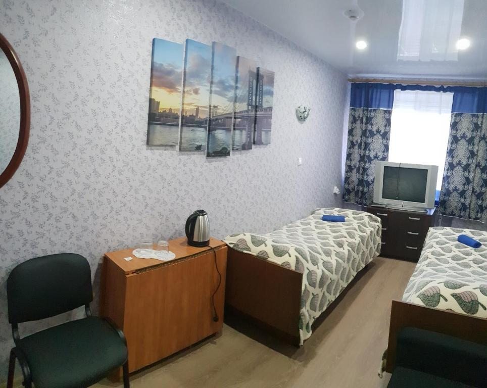 Двухместный (Стандартный двухместный номер с 2 отдельными кроватями) гостиницы Ostrov, Остров