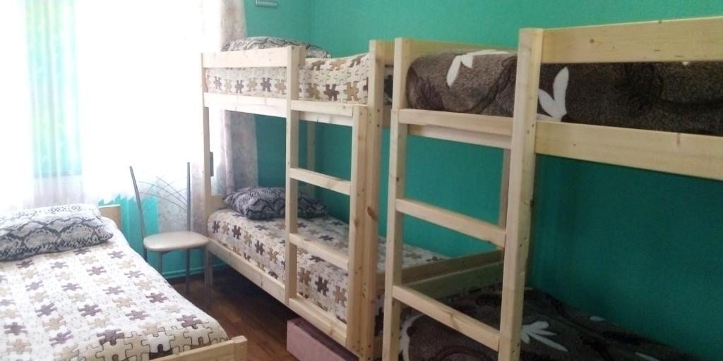 Номер (Кровать в общем 9-местом номере для мужчин и женщин) хостела Мини Хостел, Сортавала, Республика Карелия