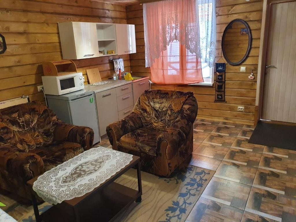 Двухместный (Двухместный номер с 1 кроватью и собственной ванной комнатой) гостевого дома С сауной, Сортавала, Республика Карелия
