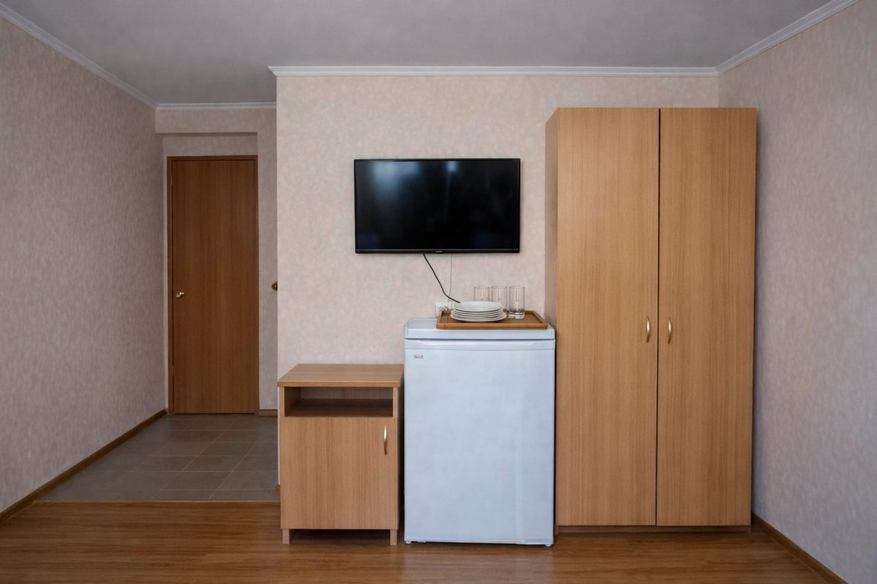 Трехместный номер со всеми удобствами.