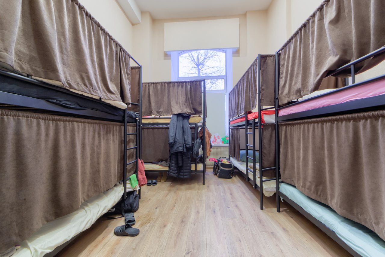 Шестиместный (Мужской номер с душем и санузлом) хостела Rooms, Москва