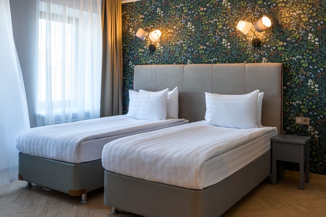 Двухместный (С 1 кроватью или 2 отдельными кроватями - Подходит для гостей с ограниченными физическими возможностями) гостиницы Герасимов, Мичуринск