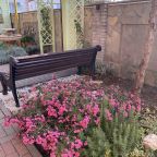 Уютная зона отдыха с фонтанчиком