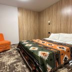 Просторный современный номер с большой кроватью