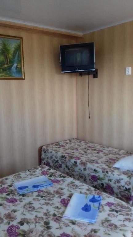 Трехместный (Трехместный номер с террасой) гостевого дома Люкс, Ольгинка