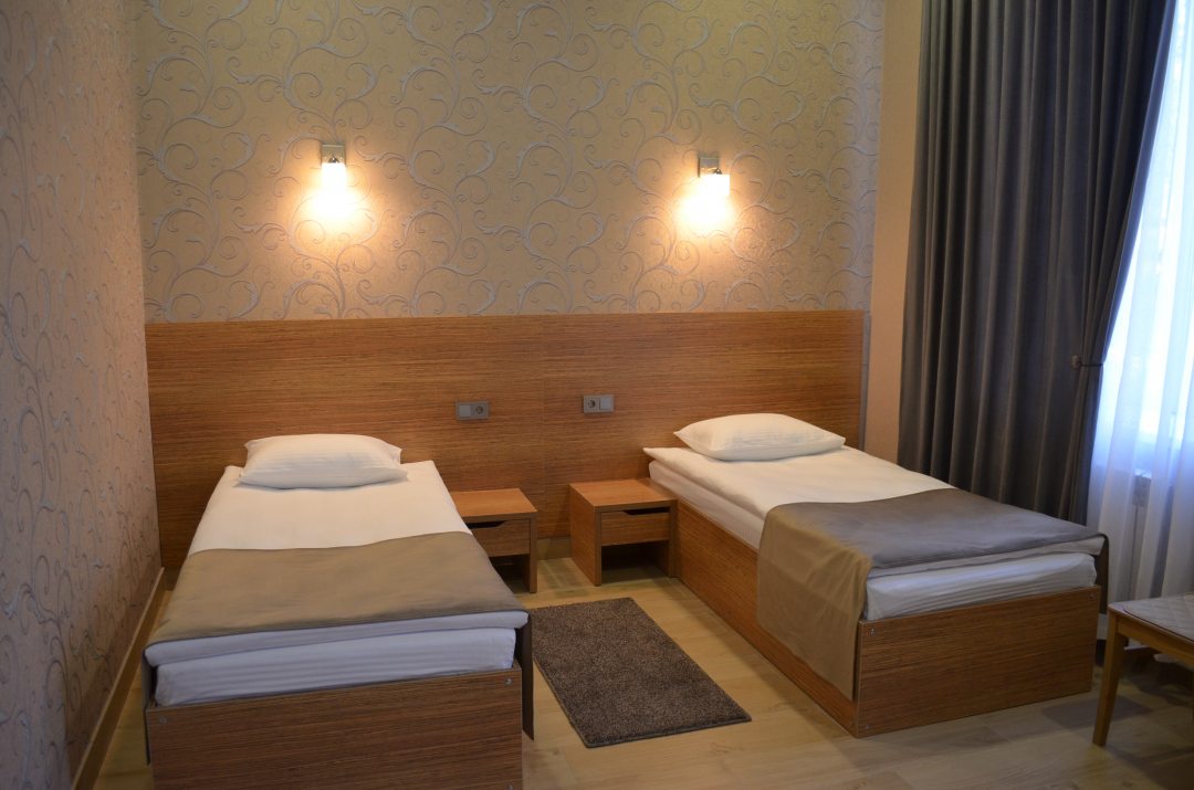 Двухместный (Стандарт с двумя раздельными кроватями) мини-отеля Venezia, Юрга