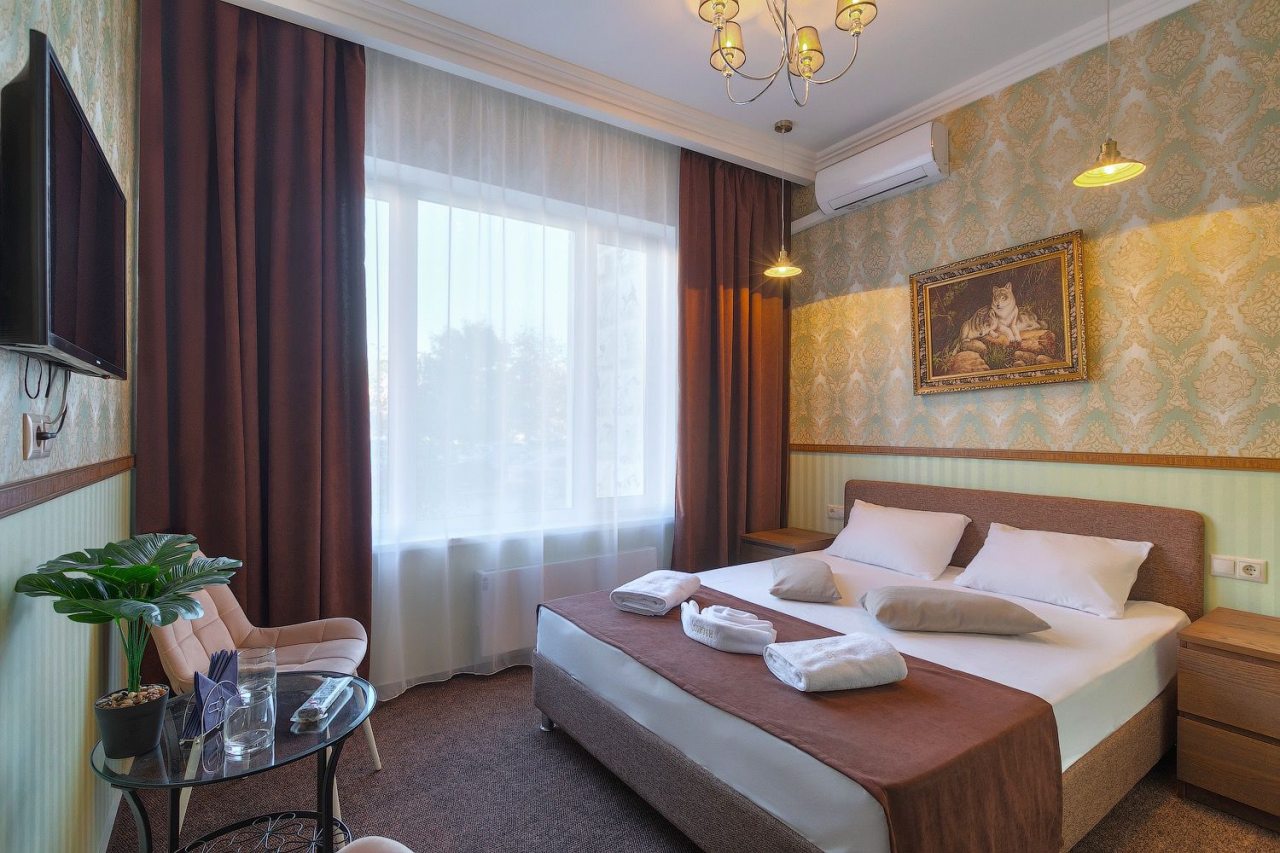 Двухместный (Улучшенный с 1 кроватью), Отель Элитон